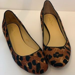 Cole Haan Flats Leopard Print